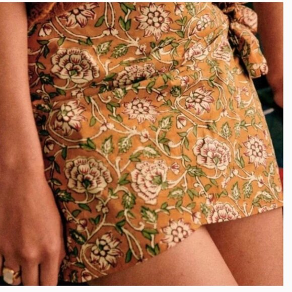 Sezane Pacome Floral Skirt 36 - Picture 1 of 6